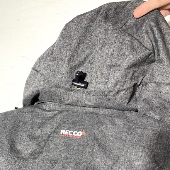 SESSIONS Grey Snowboard Ski Winter Jacket Coat With RECCO M - Picture 8 of 15